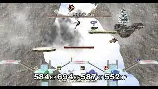 Codename Melee Deluxe Wave 1 - 990HP Stamina but it's 1 Stock Icicle Mountain!