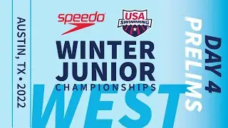 Day 4 Women's West Prelims | 2022 Speedo Winter Junior Championships West