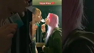vape kiss vaper girl hookah bar smoke rings bgod #shorts