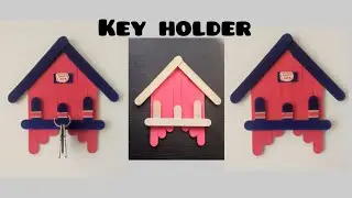 DIY Ice Cream Stick Craft | Beautiful Key Holder Art |
