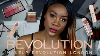 ONE BRAND 'FULL FACE' USING MAKEUP REVOLUTION | DARK SKIN/POC FRIENDLY | MISS SYDZ