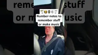 Number-notes to remember stuff / make music #MusicTheory #MusicEducation #LearnMusic #MusicExplained