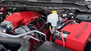 Lifted Ram 1500 hemi 922 rwhp start up and ride along works every time
