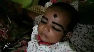 Baby Eyebrow & Kajal Makeup in 10 Minutes | Old Method Indian Style |New Born baby |#Trending