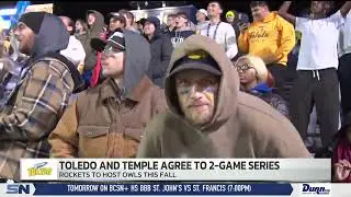 Toledo and Temple Football Announce Home-and-Home Series