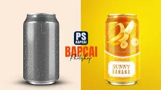 Học Photoshop - Mockup lon nước ngọt