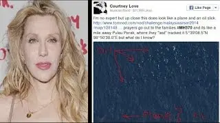 Courtney Love Found The Missing Malaysian Plane?
