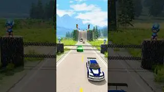 Police Chase vs Luxury Cars (Epic Crash Compilation) #BeamNG