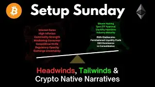 Setup Sunday: Headwinds, Tailwinds & Crypto Native Narratives