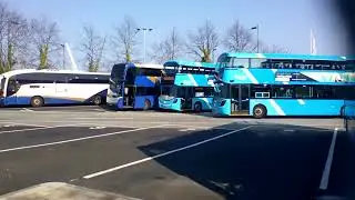 VOLVO bus Translink ulsterbus 3175 parking at Derry ~ Londonderry.