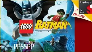 LEGO Batman The Videogame PPSSPP Gameplay test en Snapdragon 6s gen 3 
