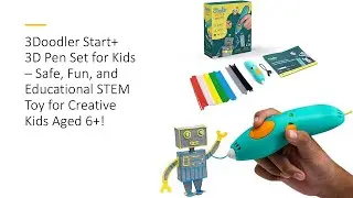 3Doodler Start+ 3D Pen Set for Kids &ndash; Safe, Fun, and Educational STEM Toy for Creative Kids Aged 6+!