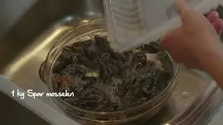 Mosselpot met spek en groenten