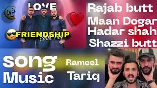 Rajab butt Maan dogar Hadar shah Shazzi butt | AI Generated Song | Punjabi Rap 2025 | By Rameel