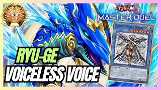 Master Rank with Ryu-Ge Voiceless Voice  - Ranked Duels [Master Duel Yu-Gi-Oh!]