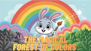 The Magical Forest of Colours 🌈| Milo Bunny's Kindness Adventure | Kids Story