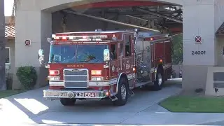 OCFA *Old* Engine 84 Responding From Fire Station 22