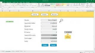 Sistema de prestamos y cobros en Excel (mensual, quincenal, semanal y diario) - Video VIII