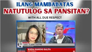 ILANG MAMBABATAS... NATUTULOG SA PANSITAN?