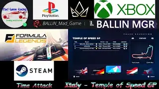 Formula Legends - PC STEAM - Time Attack - Italy - Temple of Speed GP - Vintage Car - #1 Leaderboard