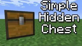[Minecraft Tutorial] Simple Hidden Chest