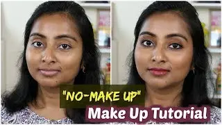 How To Do Simple Makeup for Beginners | Drugstore No-Makeup Tutorial | Indian Dusky Skin Tone