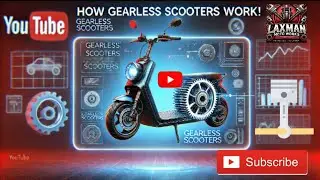 THE WORKING OF A GEARLESS SCOOTER TRANSMISSION SYSTEM 