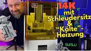 Nova3D Whale3 Ultra 14K Resin 3D Drucker Review mit Sunlu Ultrasonic Cleaner
