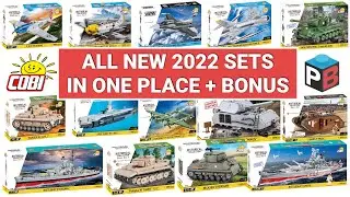 ALL NEW COBI sets for the first half of 2022 in one place - Tanks, planes, warships, cars #cobi