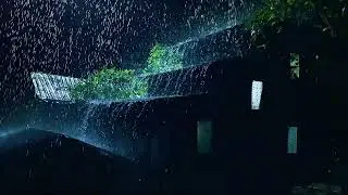 Loud Thunder & Heavy Rain Sounds to Burry Thoughts & Anxiety (Rainstorm Ambience)