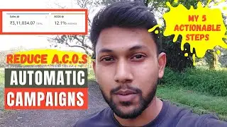 REDUCE ACOS for Automatic Campaigns with these 5 TIPS - Amazon FBA Advertising Optimisation