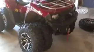 Pitbull Growlers Prior to Install on Brute Force w/Muzzy