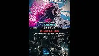 Kaijus vs dinosaurs part 1| special 7k #short #jurassicworld #monsterverse #dinosaurking