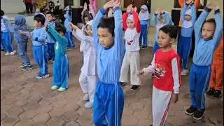 Bunda PAUD Kelurahan Cilangkap Senam Anak 