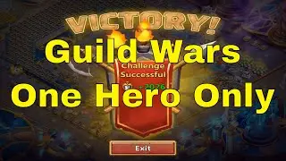 Castle Clash Guild Wars With One Hero 10K+ Points (Dedicated to Sua: Future CC Champion)