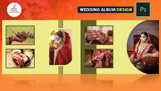 Wedding Album Design in Photoshop / 12x36 Wedding Album Design / Graphics Diary