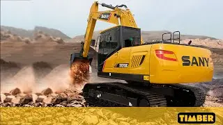 SY215C-10: Escavadeira mais moderna na classe de 22 toneladas