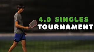 Playing in my first 3.5-4.0 DUPR Rated Singles Tournament