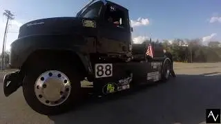 DRIFTING A SEMI RACE TRUCK (SMOKEY AF EDITION)!!!