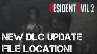 Resident Evil 2 Remake - NEW DLC CHASING JILL TROPHY/ACHIEVEMENT!  Jill Valentine File Location!