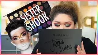 !!FIRST IMPRESSION!! **NEW** MORPHE X JAMES CHARLES ARTISTRY PALETTE REVIEW || JUST CHAB