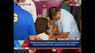 BP: Tindahang nagbebenta umano ng pekeng solar road studs, sinalakay ng CIDG