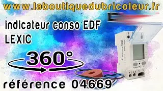 LEGRAND INDICATEUR CONSO &Eacute;NERGIE LEXIC 230 volts COMPTEUR EDF TARIF BLEU ref 4669