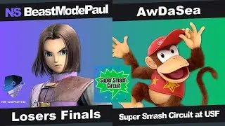 Super Smash Circuit at USF - BeastModePaul (Hero) vs AwDaSea (Diddy Kong) - Losers Finals