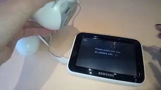 Сопряжение камеры и монитора на примере видеоняни Samsung SEW  3057 w