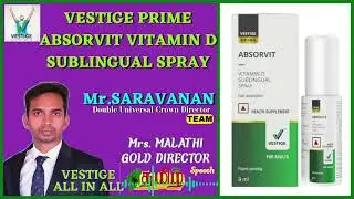 VESTIGE | Prime Absorvit Vitamin D Sublingual Spary Benefits | Health Supplements | Vestige Tamil