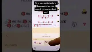 Spam with Auto paste feature!