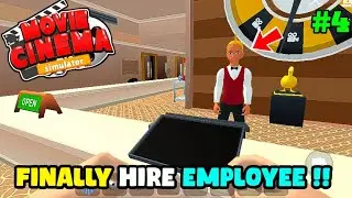 Finally ! Hire My First Employee in Movie Cinema Simulator - M.A.Gamezone