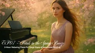 EP07 &ndash; Petals in the Spring Breeze | 3 Hours of Soft Piano for Deep Sleep & Relaxation