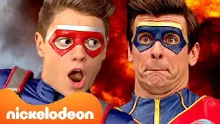 Henry Danger's BIGGEST EXPLOSIONS!💥 w/ Captain Man | Nickelodeon UK